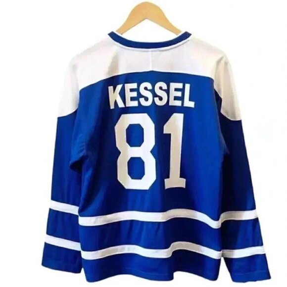NHL Toronto Maple Leafs Hockey Jersey #81 Phil Kessel Blue White Small - Picture 2 of 13
